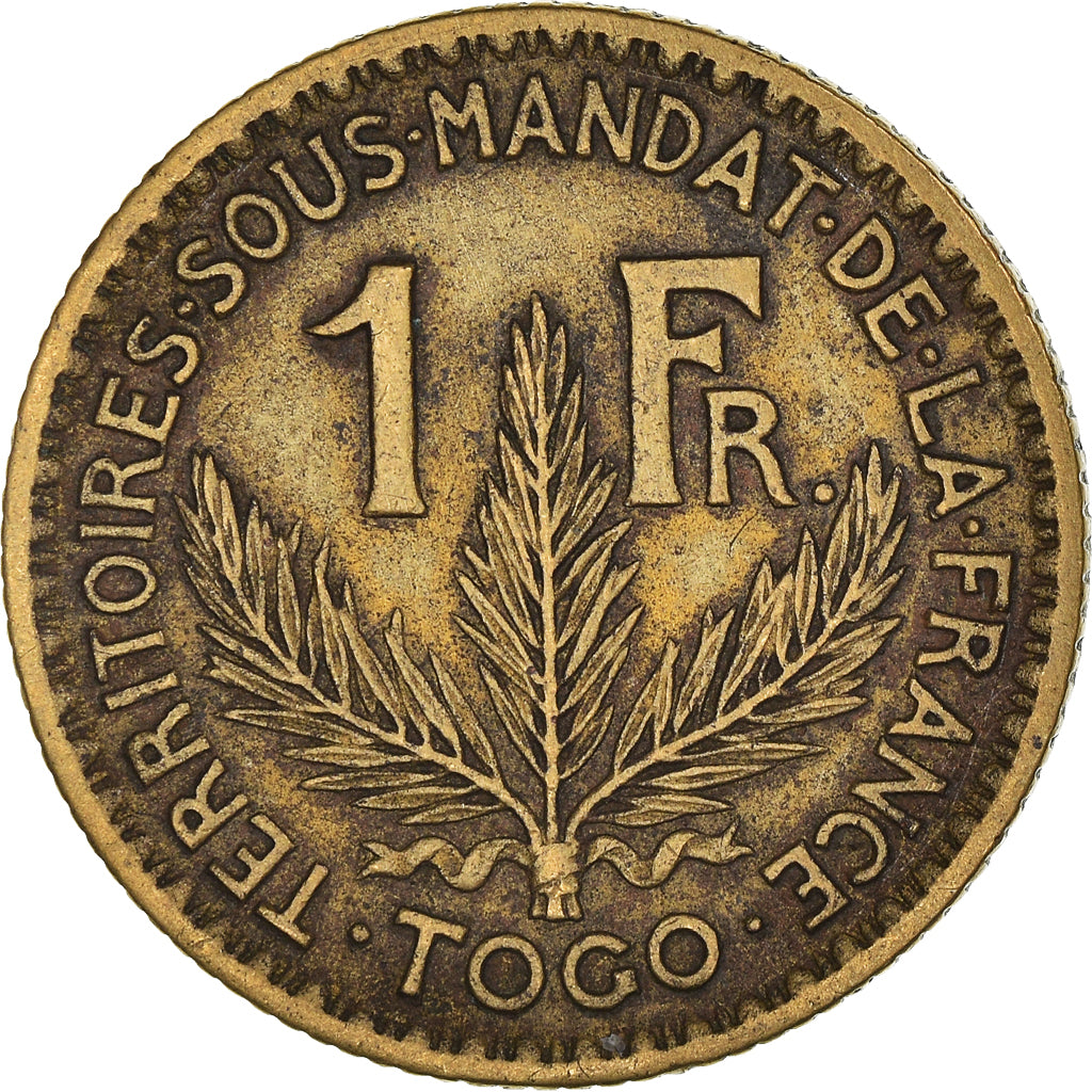 Coin, Togo, Franc, 1925, Paris, EF(40-45), Aluminum-Bronze, KM:2, Lecompte:12