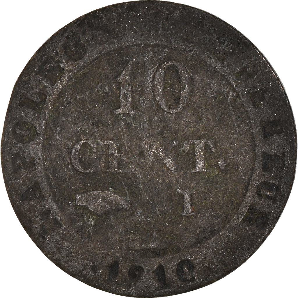 Coin, France, Napoléon I, 10 Centimes, 1810, Limoges, VF(20-25), Billon