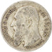 BELGIUM, 50 Centimes, 1909, KM #61.1, VF(30-35), Silver, 18, 2.50