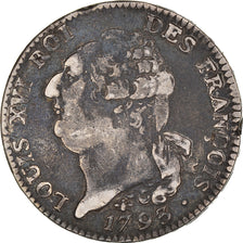 Moneta, Francia, Louis XVI, Écu de 6 livres françois, ECU, 6 Livres, 1793