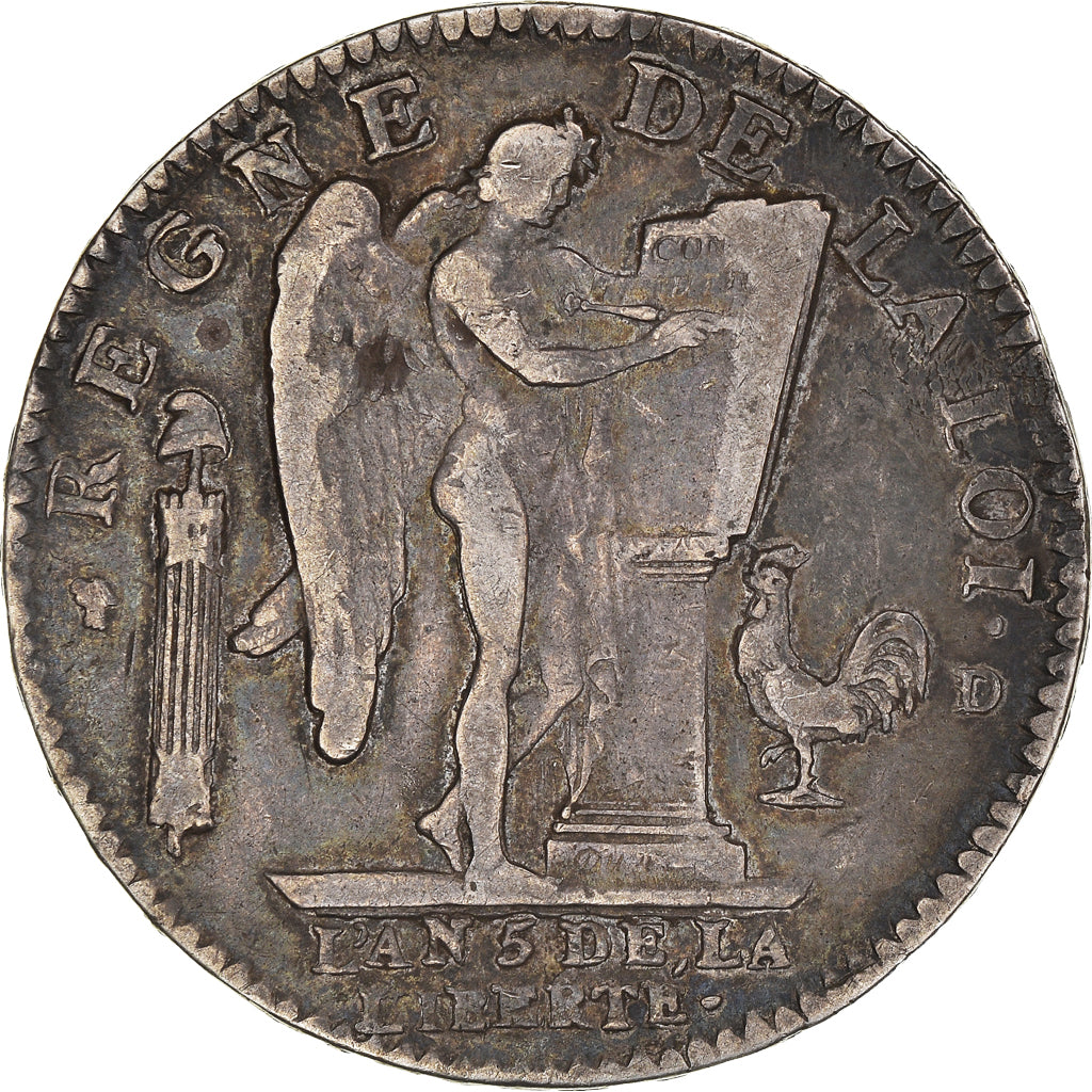 Moneta, Francia, Louis XVI, Écu de 6 livres françois, ECU, 6 Livres, 1793