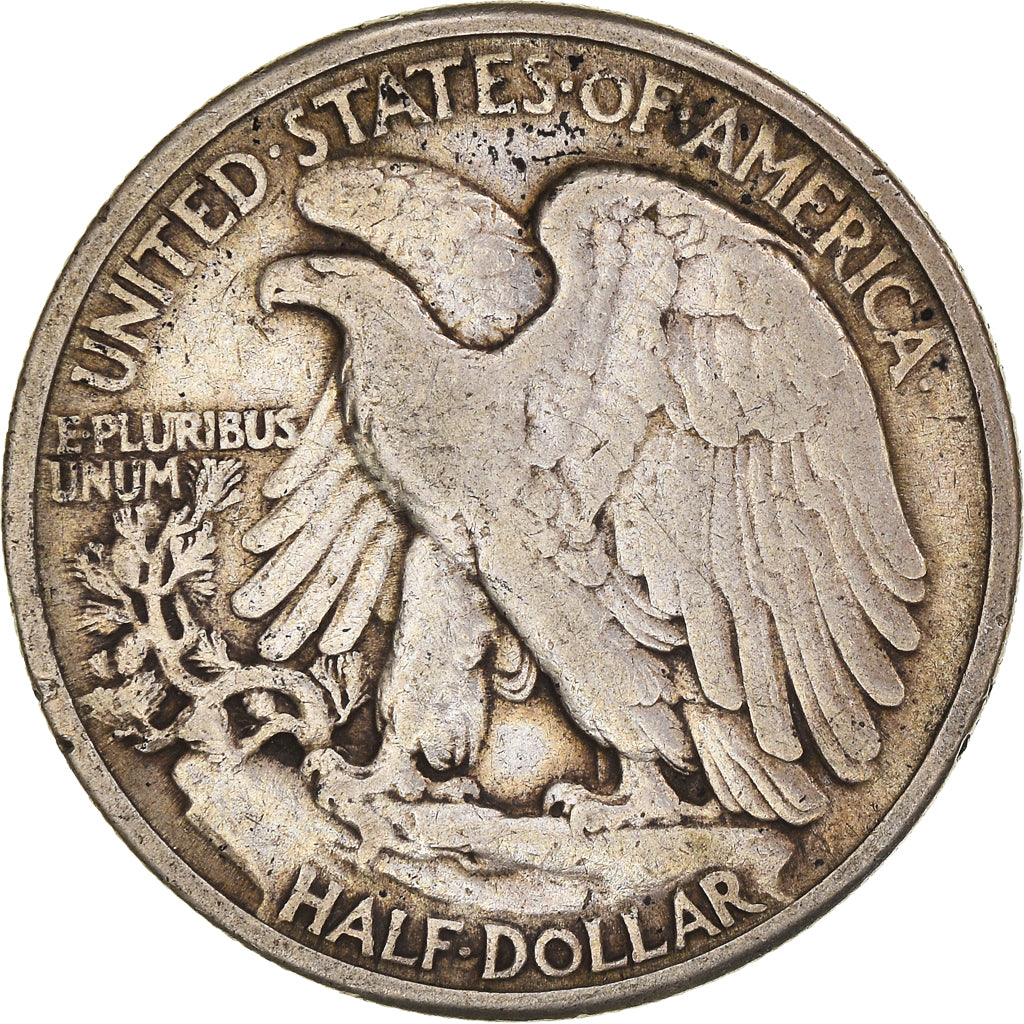 Coin, United States, Walking Liberty Half Dollar, Half Dollar, 1941, U.S. Mint