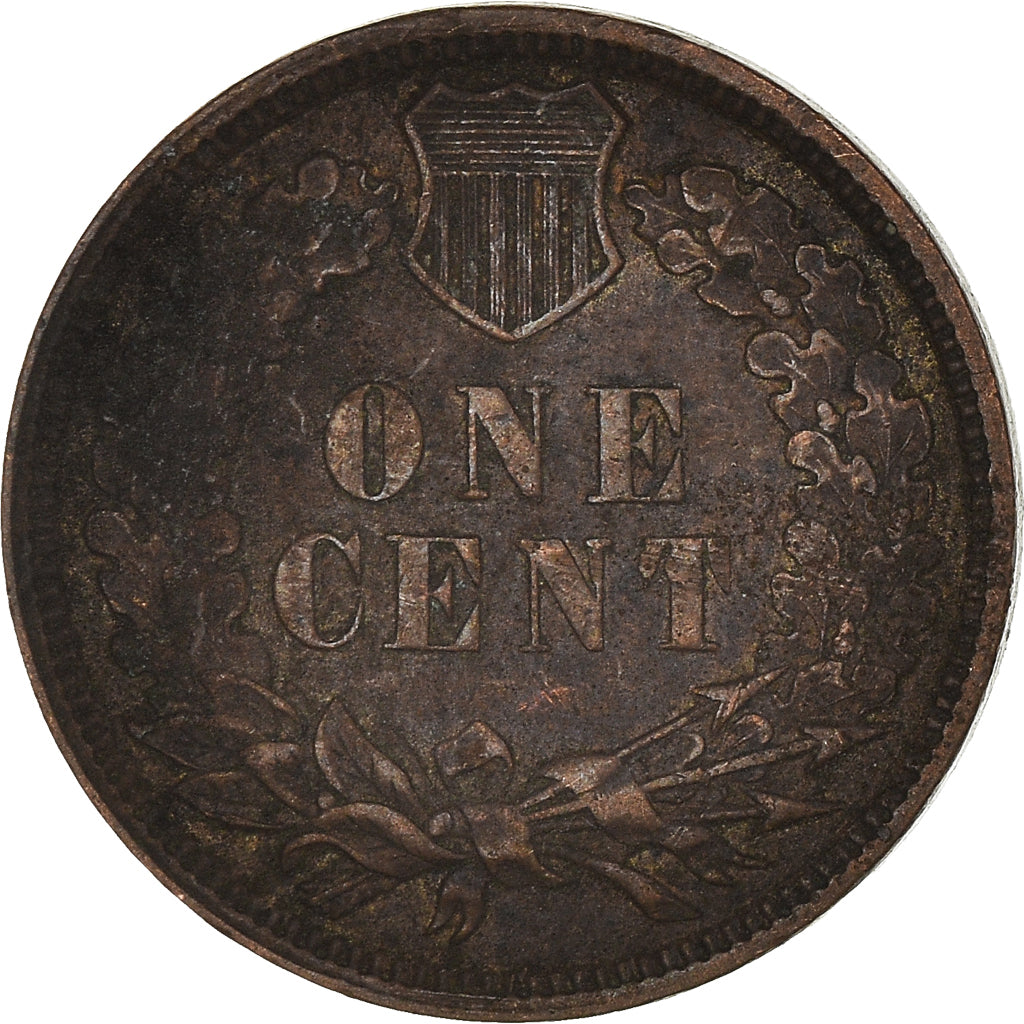 Coin, United States, Indian Head Cent, Cent, 1881, U.S. Mint, Philadelphia