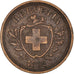 Coin, Switzerland, Rappen, 1882, Bern, EF(40-45), Bronze, KM:3.1