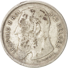 Coin, Belgium, 2 Francs, 2 Frank, 1909, VF(30-35), Silver, KM:58.1