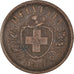 Coin, Switzerland, 2 Rappen, 1879, Bern, EF(40-45), Bronze, KM:4.1