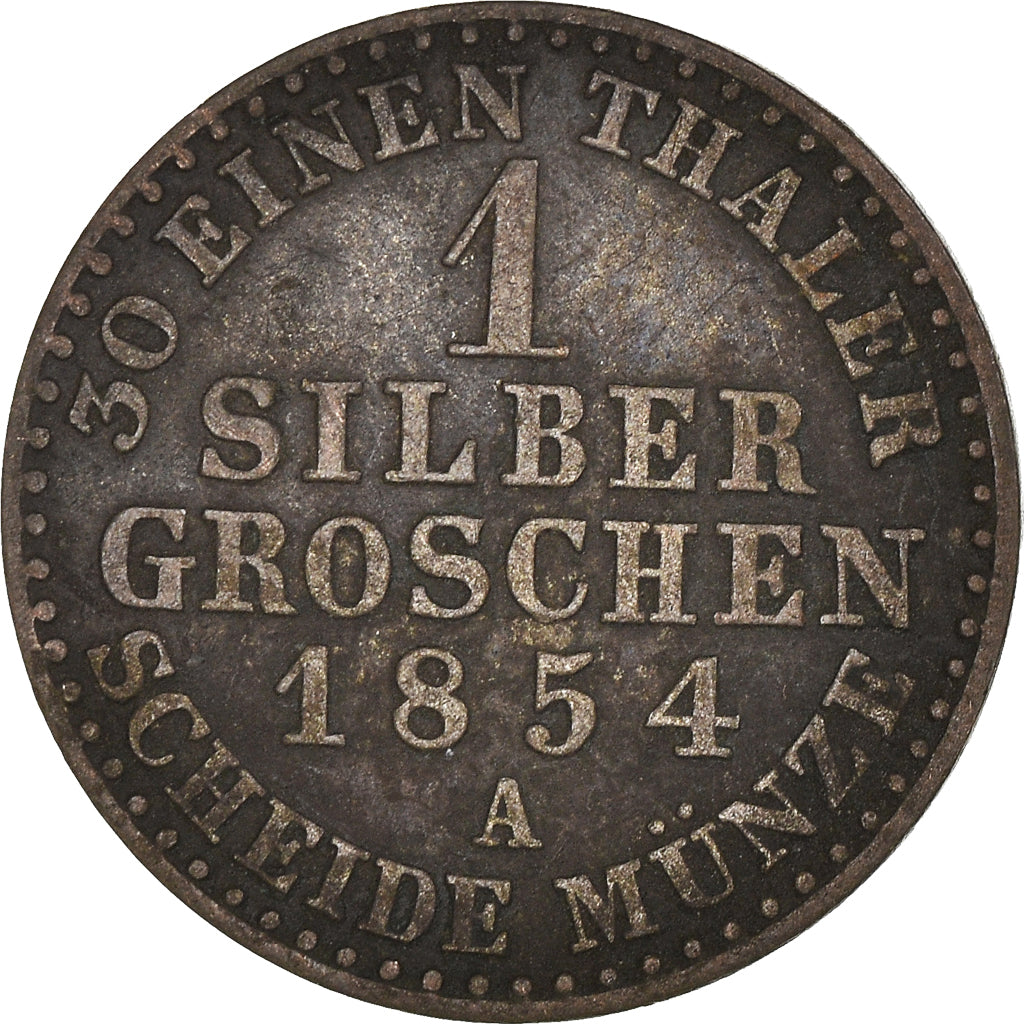 Coin, German States, PRUSSIA, Friedrich Wilhelm IV, Groschen, 1854, Berlin