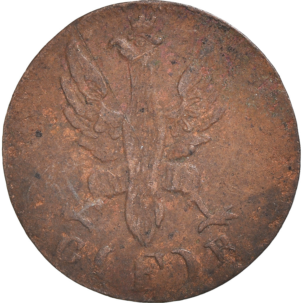 Moneta, Stati tedeschi, FRANKFURT AM MAIN, Heller, 1821, MB, Rame, KM:301