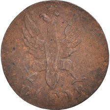 Moneta, Stati tedeschi, FRANKFURT AM MAIN, Heller, 1821, MB, Rame, KM:301