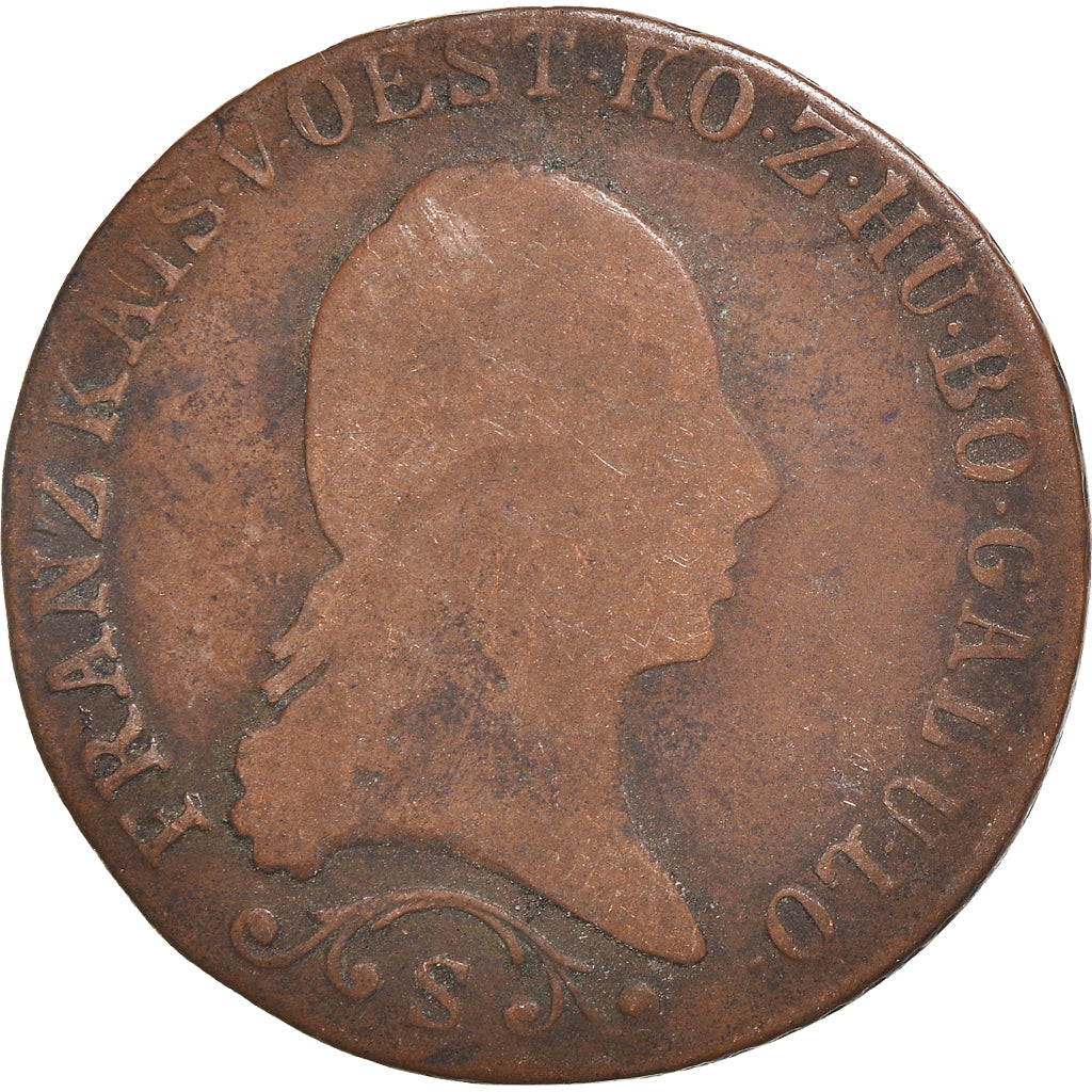 Münze, Österreich, Franz II (I), Kreuzer, 1812, Schmollnitz, S, Kupfer