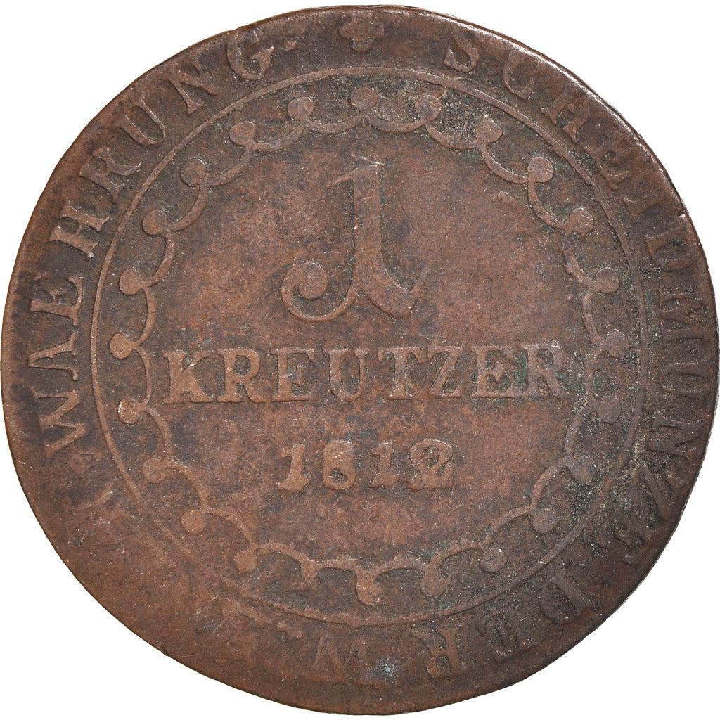Münze, Österreich, Franz II (I), Kreuzer, 1812, Schmollnitz, S, Kupfer
