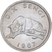 Munten, CONGO, DEMOCRATISCHE REPUBLIEK, 10 Sengis, 1967, PR+, Aluminium, KM:7