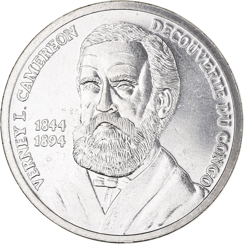 Coin, CONGO, DEMOCRATIC REPUBLIC, 50 Centimes, 2002, MS(60-62), Stainless Steel