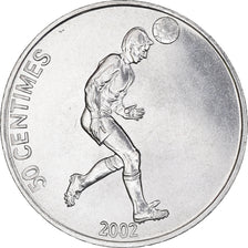 Moneda, CONGO, REPÚBLICA DEMOCRÁTICA DEL, 50 Centimes, 2002, SC+, Aluminio
