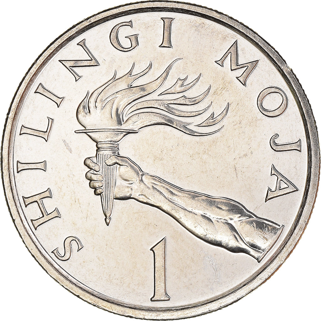 Moneta, Tanzania, Shilingi, 1992, British Royal Mint, MS(60-62), Nikiel