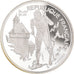 Moneda, Francia, Cross-country skier, 100 Francs, 1991, Albertville 92, FDC