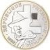 Coin, France, Jean Moulin, Libération, 100 Francs, 1993, BE, MS(65-70), Silver