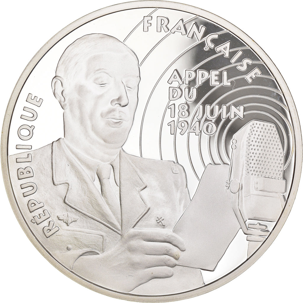 Coin, France, Appel du 18 juin 1940, Libération, 100 Francs, 1994, BE
