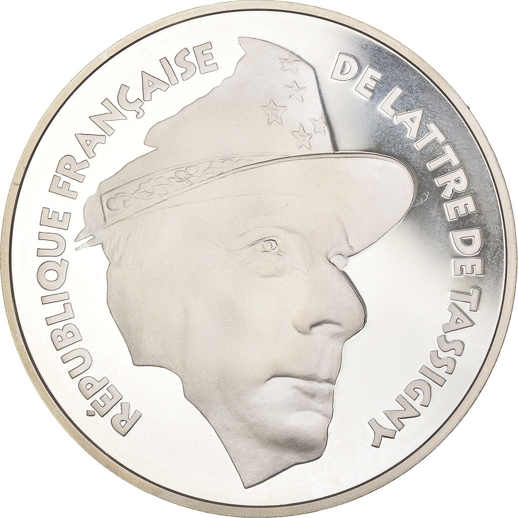 Moneta, Francja, Lattre de Tassigny, 100 Francs, 1994, Paris, Proof, MS(65-70)