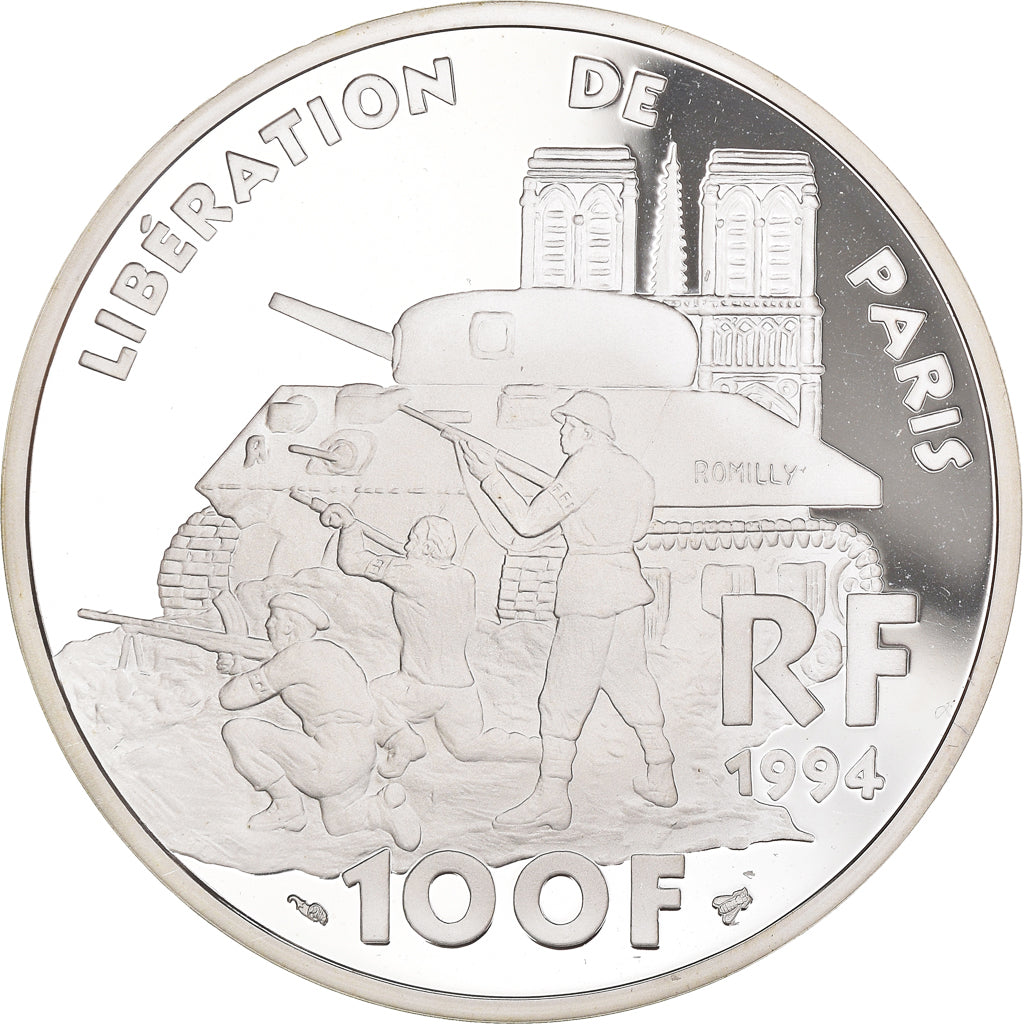 Moneta, Francia, Libération de Paris, Libération, 100 Francs, 1994, Proof