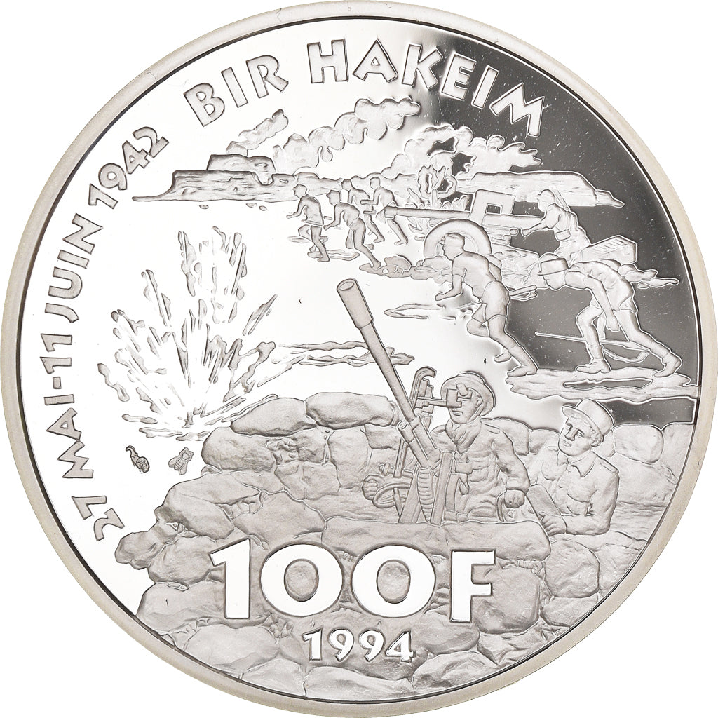 Coin, France, Koenig, 100 Francs, 1994, Proof, MS(65-70), Silver, KM:1040