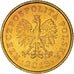 Coin, Poland, Grosz, 2013, Warsaw, MS(64), Brass, KM:276