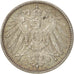 GERMANY - EMPIRE, Mark, 1915, Berlin, KM #14, AU(55-58), Silver, 24, 5.57