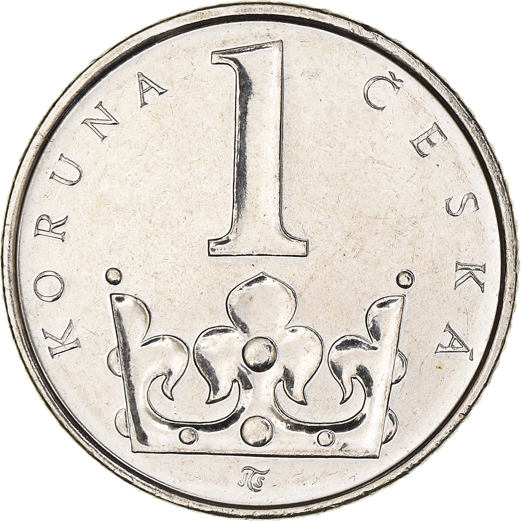 Monnaie, République Tchèque, Koruna, 2012, TTB+, Nickel plaqué acier, KM:7