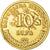 Moneda, Croacia, 10 Lipa, 2005, BC+, Latón chapado en acero, KM:6