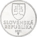 Coin, Slovakia, 10 Halierov, 2001, MS(64), Aluminum, KM:17