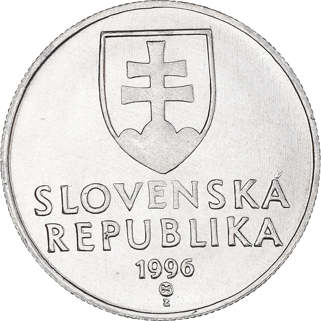 Moneta, Slovacchia, 20 Halierov, 1996, SPL+, Alluminio, KM:18