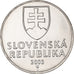 Moeda, Eslováquia, Koruna, 2006, MS(64), Aço Cromado a Bronze, KM:12