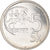 Moneda, Eslovaquia, 5 Koruna, 1994, SC, Níquel chapado en acero, KM:14