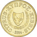 Moneta, Cipro, Cent, 2004, SPL+, Nichel-ottone, KM:53.3