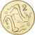 Coin, Cyprus, 2 Cents, 2004, MS(64), Nickel-brass, KM:54.3