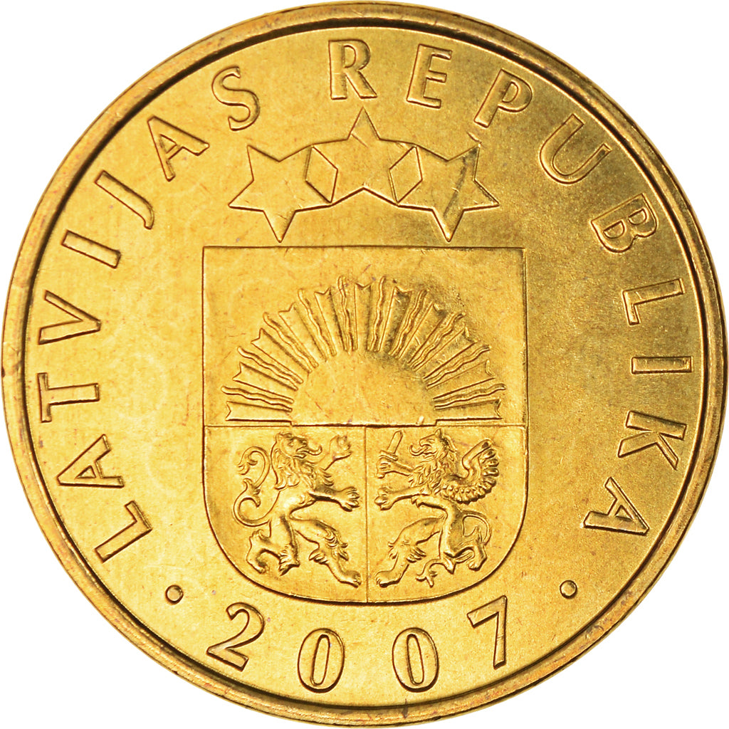 Moneta, Lettonia, 20 Santimu, 2007, SPL+, Nichel-ottone, KM:22.1