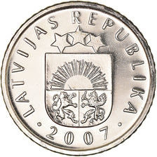 Münze, Latvia, 50 Santimu, 2007, UNZ+, Kupfer-Nickel, KM:13