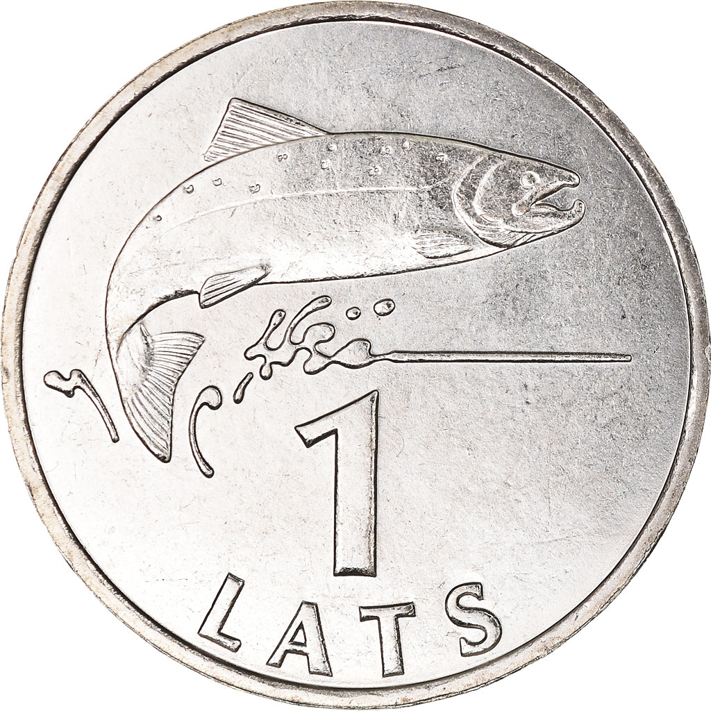 Coin, Latvia, Lats, 2007, MS(63), Copper-nickel, KM:12