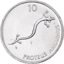 Coin, Slovenia, 10 Stotinov, 1992, MS(60-62), Aluminum, KM:7