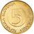 Moneta, Słowenia, 5 Tolarjev, 2000, MS(64), Mosiądz niklowy, KM:6