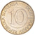 Moneta, Słowenia, 10 Tolarjev, 2001, MS(64), Miedź-Nikiel, KM:41
