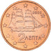 Greece, 2 Euro Cent, 2002, Athens, MS(64), Copper Plated Steel, KM:182