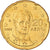 Grecja, 20 Euro Cent, 2002, Athens, MS(64), Mosiądz, KM:185