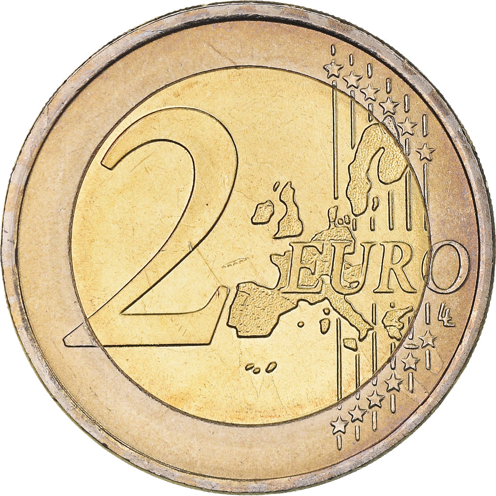 Greece, 2 Euro, 2002, Athens, MS(64), Bi-Metallic, KM:188