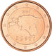 Estonia, Euro Cent, 2011, Vantaa, MS(64), Copper Plated Steel, KM:61