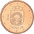 Letónia, Euro Cent, 2014, Stuttgart, MS(64), Aço Cromado a Cobre, KM:150
