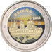 Hiszpania, 2 Euro, Escurial, 2013, Madrid, Colourized, MS(60-62), Bimetaliczny