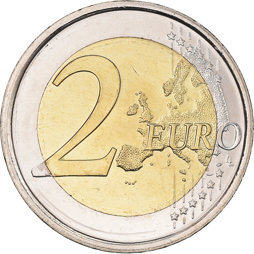 Espagne, 2 Euro, Escurial, 2013, Madrid, Colorisé, SUP+, Bimétallique, KM:New