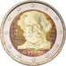 Italy, 2 Euro, Giuseppe Verdi, 2013, Rome, Colourized, MS(64), Bi-Metallic