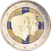 Países Bajos, 2 Euro, Willem-Alexander, 2014, Colourized, SC, Bimetálico